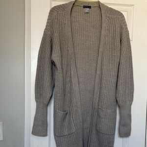 VENUS Gray Knit Cardigan